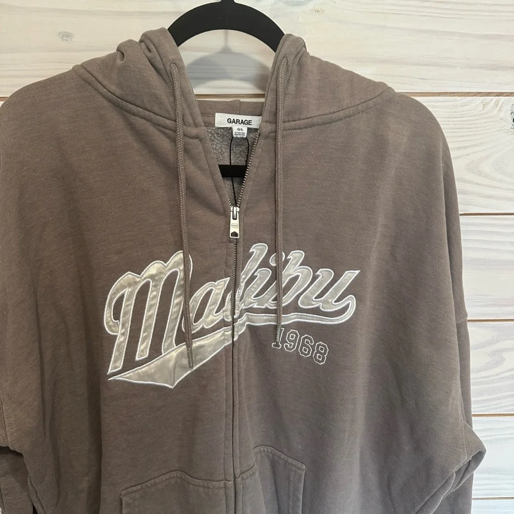 Brown Garage Malibu 1968 Hoodie Jacket - Picture 3 of 4